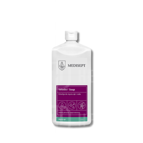 MEDISEPT VELODES Soap emulsja do mycia rąk i ciała 500 ml