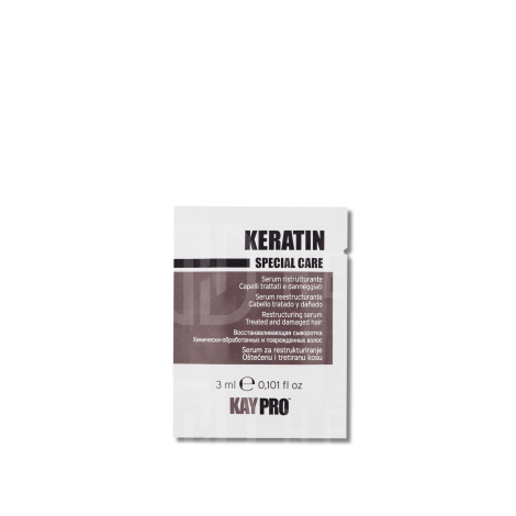 KAYPRO KERATIN regenerujące serum do włosów zniszczonych z keratyną 3 ml