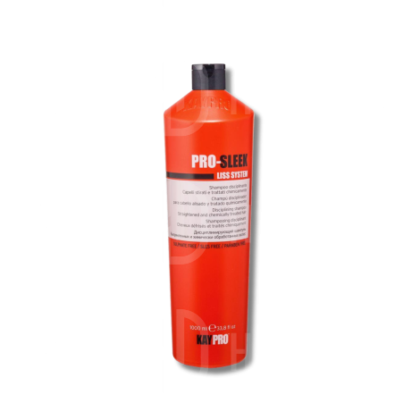 KAYPRO PRO-SLEEK dyscyplinujący szampon do włosów puszących się 1000 ml