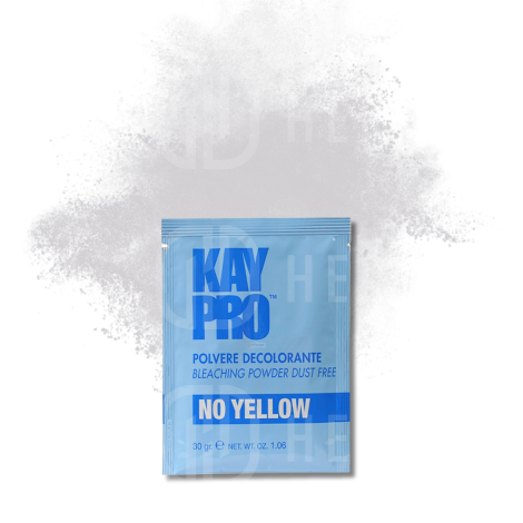 KAYPRO NO YELLOW niebieski rozjaśniacz bezpyłowy do 5-6 tonów 30 g - 2