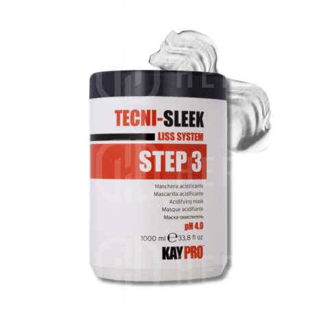 KAYPRO TECNI-SLEEK 3 zakwaszająca maska utleniająca do włosów 1000 ml - 2