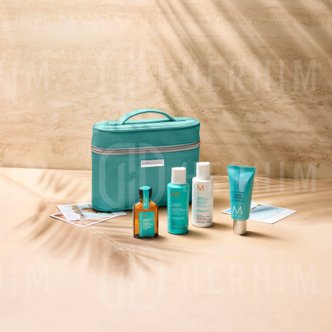 MOROCCANOIL HYDRATION travel zestaw podróżny nawilżający + kosmetyczka - 3