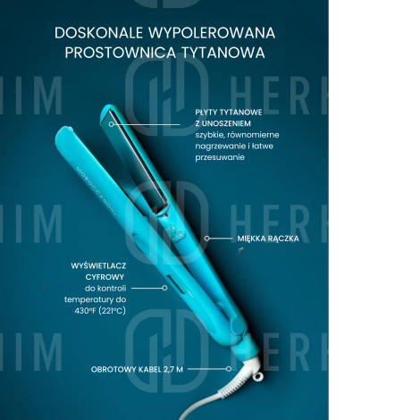 MOROCCANOIL TOOLS Perfectly Polished tytanowa prostownica do włosów - 3