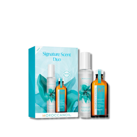 MOROCCANOIL TREATMENT Signature Scent zestaw olejek light + mgiełka