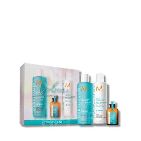MOROCCANOIL VOLUME zestaw szampon + odżywka + olejek light + balsam