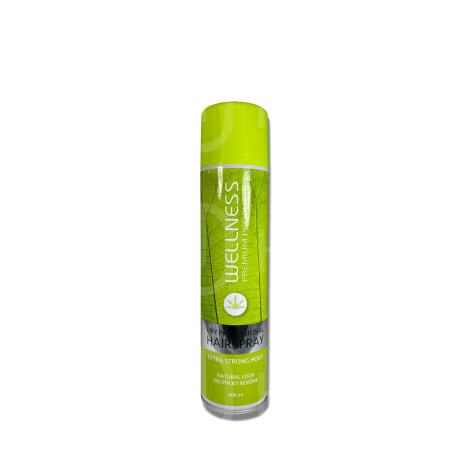 WELLNESS PREMIUM HAIRSPRAY utrwalający lakier do włosów bardzo mocny 400 ml