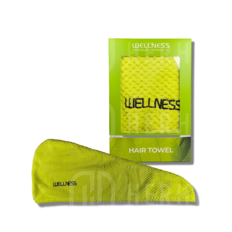 WELLNESS PREMIUM turban do włosów | Zielony