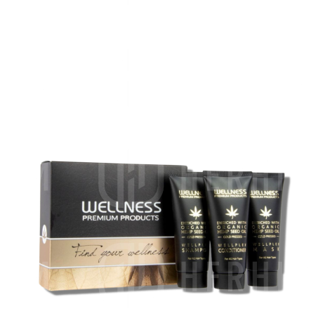 WELLNESS PREMIUM WELLPLEX mini zestaw regenerujący do włosów 3 x 50 ml