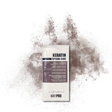 KAYPRO KERATIN regenerujący szampon do włosów z keratyną 15 ml - 2