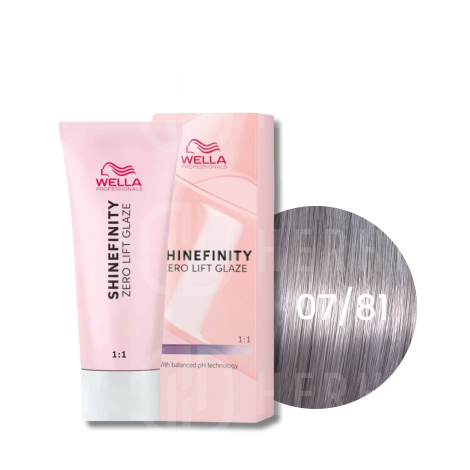 WELLA SHINEFINITY Zero Lift Glaze półtrwała farba do włosów 60 ml | 07/81
