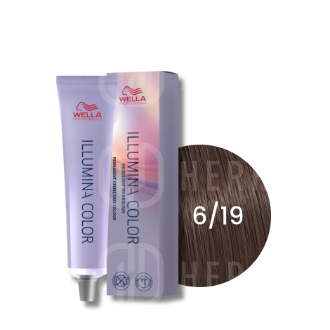 WELLA ILLUMINA COLOR rozświetlająca trwała farba do włosów 60 ml | 6/19