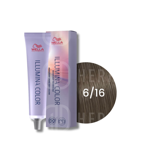 WELLA ILLUMINA COLOR rozświetlająca trwała farba do włosów 60 ml | 6/16