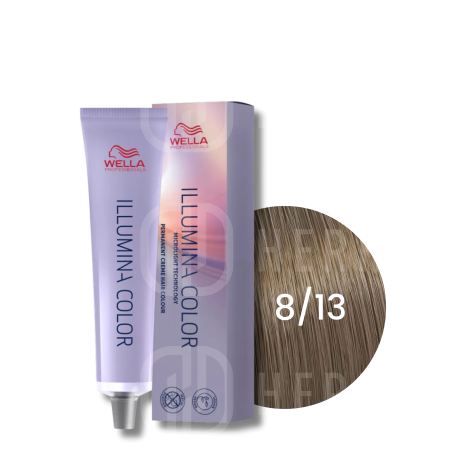 WELLA ILLUMINA COLOR rozświetlająca trwała farba do włosów 60 ml | 8/13