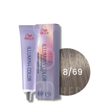 WELLA ILLUMINA COLOR rozświetlająca trwała farba do włosów 60 ml | 8/69