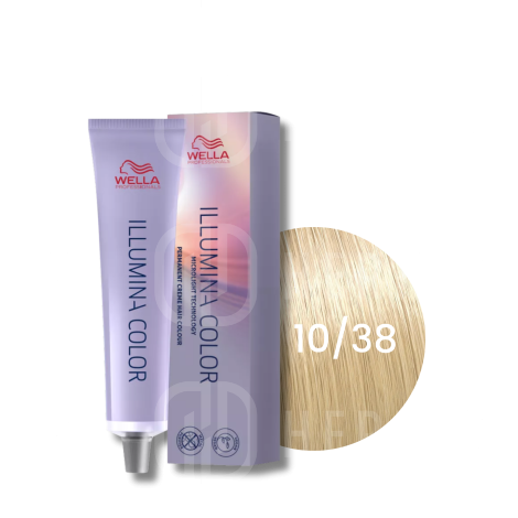 WELLA ILLUMINA COLOR rozświetlająca trwała farba do włosów 60 ml | 10/38