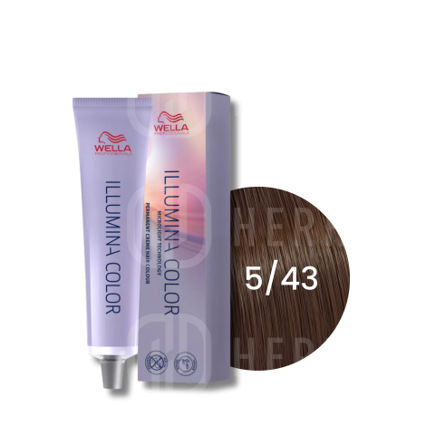 WELLA ILLUMINA COLOR rozświetlająca trwała farba do włosów 60 ml | 5/43