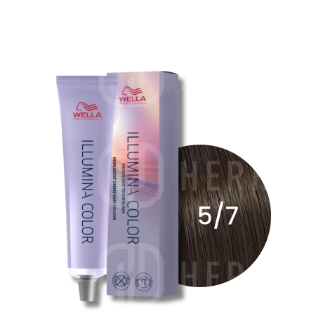 WELLA ILLUMINA COLOR rozświetlająca trwała farba do włosów 60 ml | 5/7