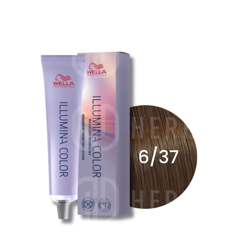 WELLA ILLUMINA COLOR rozświetlająca trwała farba do włosów 60 ml | 6/37