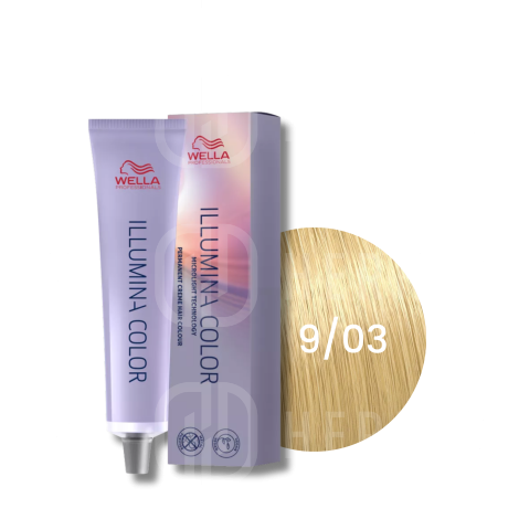 WELLA ILLUMINA COLOR rozświetlająca trwała farba do włosów 60 ml | 9/03
