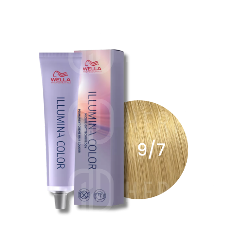 WELLA ILLUMINA COLOR rozświetlająca trwała farba do włosów 60 ml | 9/7