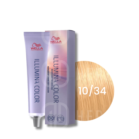 WELLA ILLUMINA COLOR rozświetlająca trwała farba do włosów 60 ml | 10/34