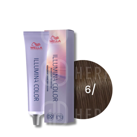 WELLA ILLUMINA COLOR rozświetlająca trwała farba do włosów 60 ml | 6/