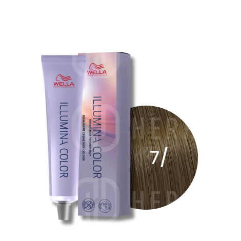 WELLA ILLUMINA COLOR rozświetlająca trwała farba do włosów 60 ml | 7/