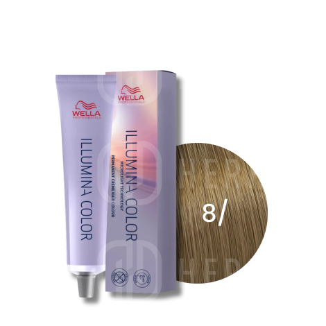 WELLA ILLUMINA COLOR rozświetlająca trwała farba do włosów 60 ml | 8/