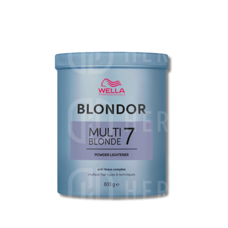 WELLA BLONDOR Multi Blonde Powder 7 rozjaśniacz w proszku do 7 tonów 800 g