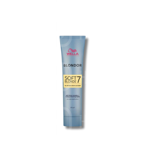 WELLA BLONDOR Soft Blonde 7 krem rozjaśniający delikatny rozjaśniacz 200 g