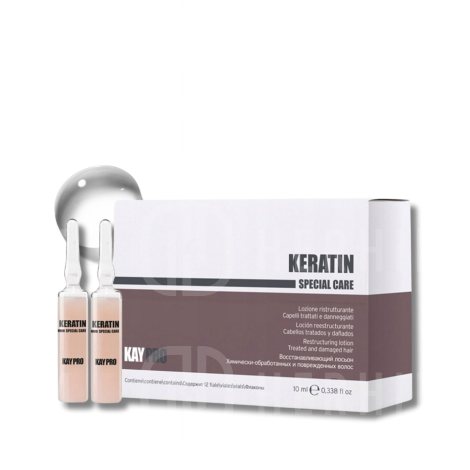 KAYPRO KERATIN regenerujący lotion do włosów zniszczonych ampułki 12 x 10 ml - 2