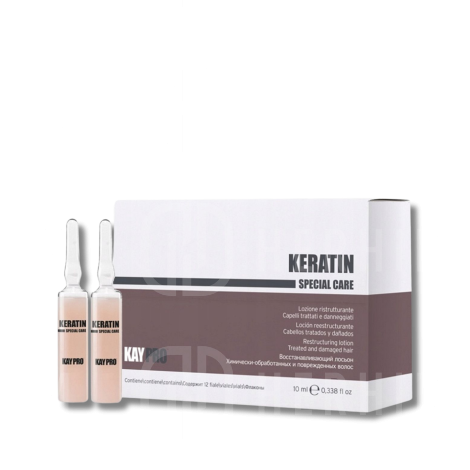 KAYPRO KERATIN regenerujący lotion do włosów zniszczonych ampułki 12 x 10 ml