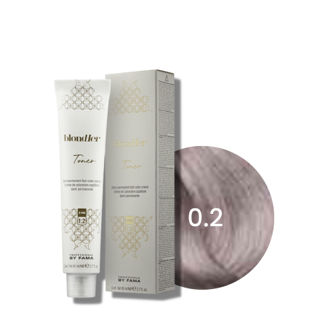 BY FAMA BLONDHER Toner półtrwały toner do włosów 80 ml | 0.2 Quartz