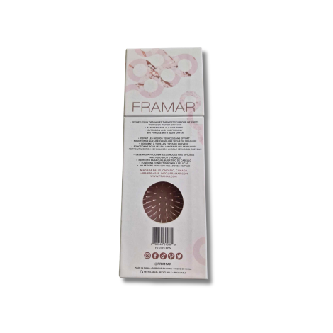 FRAMAR Detangle Brush szczotka do rozczesywania włosów | Różowa Pinot - 3