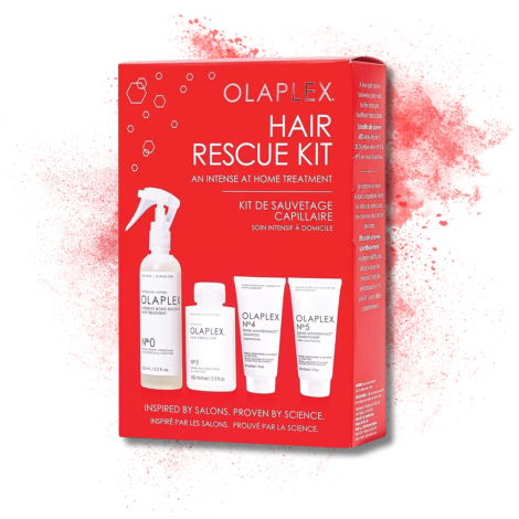 OLAPLEX HAIR RESCUE KIT zestaw naprawczy | No.0 + No.3 + No.4 + No.5 - 2