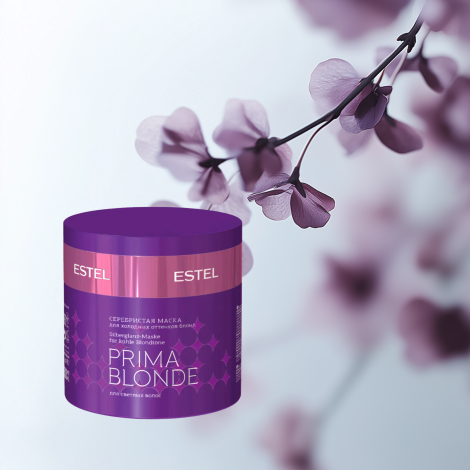 ESTEL PRIMA BLONDE maska nabłyszczająca chłodne odcienie blondu 300 ml - 3