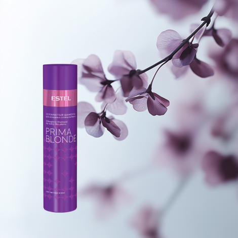 ESTEL PRIMA BLONDE szampon nabłyszczający chłodne odcienie blondu 250 ml - 3