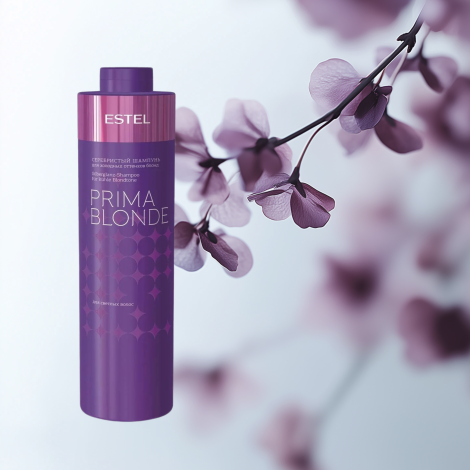 ESTEL PRIMA BLONDE szampon nabłyszczający chłodne odcienie blondu 1 000 ml - 3