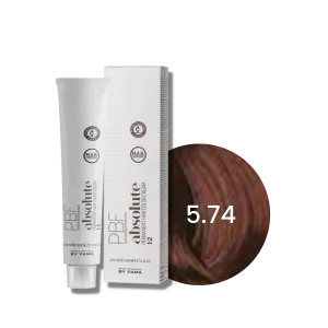 BY FAMA ABSOLUTE profesjonalna trwała farba do włosów 80 ml | 5.74