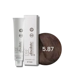 BY FAMA ABSOLUTE profesjonalna trwała farba do włosów 80 ml | 5.87