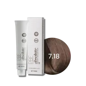 BY FAMA ABSOLUTE profesjonalna trwała farba do włosów 80 ml | 7.18