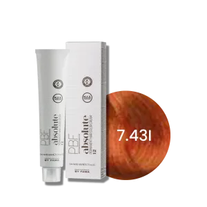 BY FAMA ABSOLUTE profesjonalna trwała farba do włosów 80 ml | 7.43I