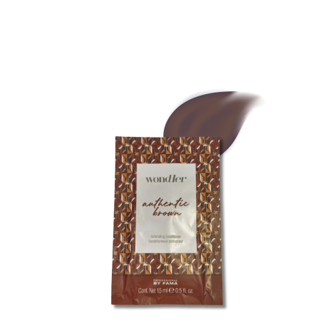 BY FAMA WONDHER Authentic Brown odżywka do włosów brązowych 15 ml - 2