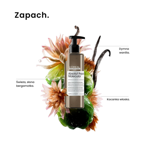 L'OREAL ABSOLUT REPAIR MOLECULAR serum wzmacniające strukturę włosów 250 ml - 4