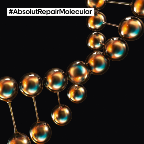 L'OREAL ABSOLUT REPAIR MOLECULAR szampon do włosów zniszczonych 300 ml - 8