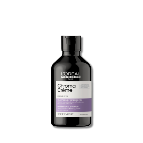 L'OREAL CHROMA CREME szampon neutralizujący żółte odcienie 300 ml | Purple