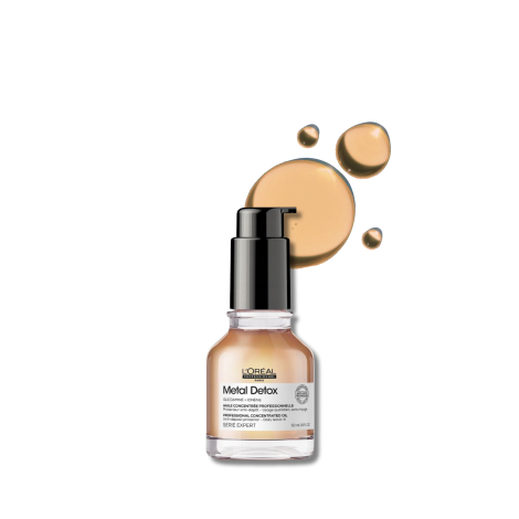 L'OREAL METAL DETOX skoncentrowany olejek ochronny do włosów 50 ml - 2