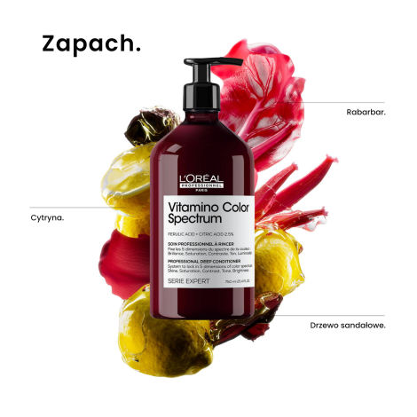 L'OREAL VITAMINO COLOR SPECTRUM odżywka pielęgnująco-nabłyszczająca 750 ml - 4