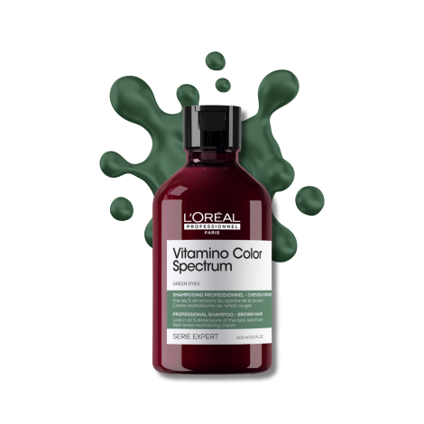 L'OREAL VITAMINO COLOR SPECTRUM szampon neutralizujący 300 ml | Zielony - 2