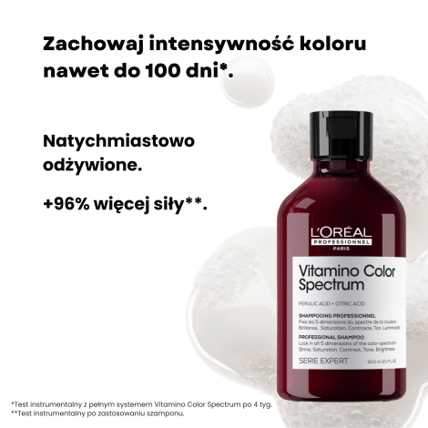 L'OREAL VITAMINO COLOR SPECTRUM szampon pielęgnujący do włosów 100 ml - 3